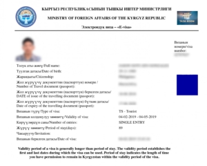 e-Visa Kirgisistan — Berglandschaft in Zentralasien