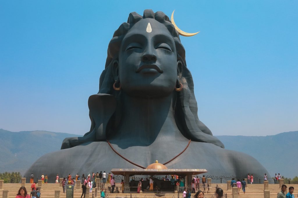 The Adiyogi Statue in Coimbatore, India